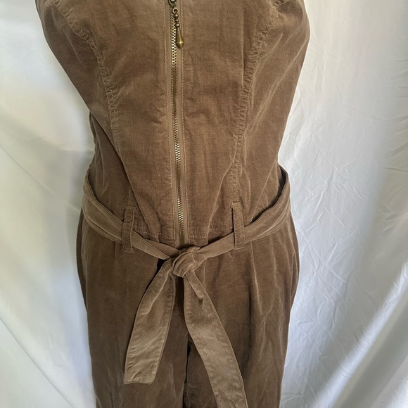Corduroy jumpsuit backless - Picture 2 of 9